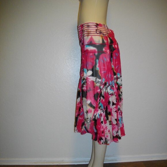 Sao Paolo Skirt Pink and Black SZ 10 - Picture 3 of 7